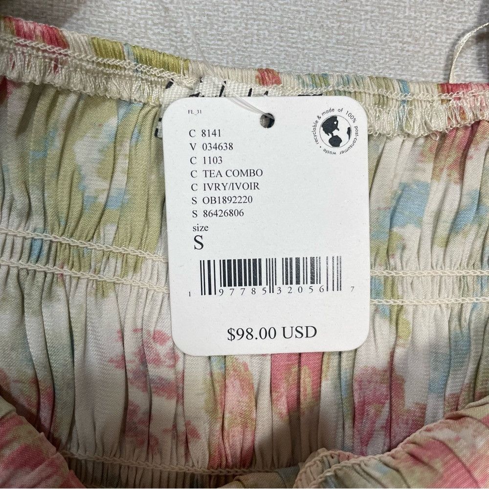 Free People NWT New $98 Free People Floral Wanderlust Bodysuit Size S Size S / US 4 / IT 40 - 8 Thumbnail