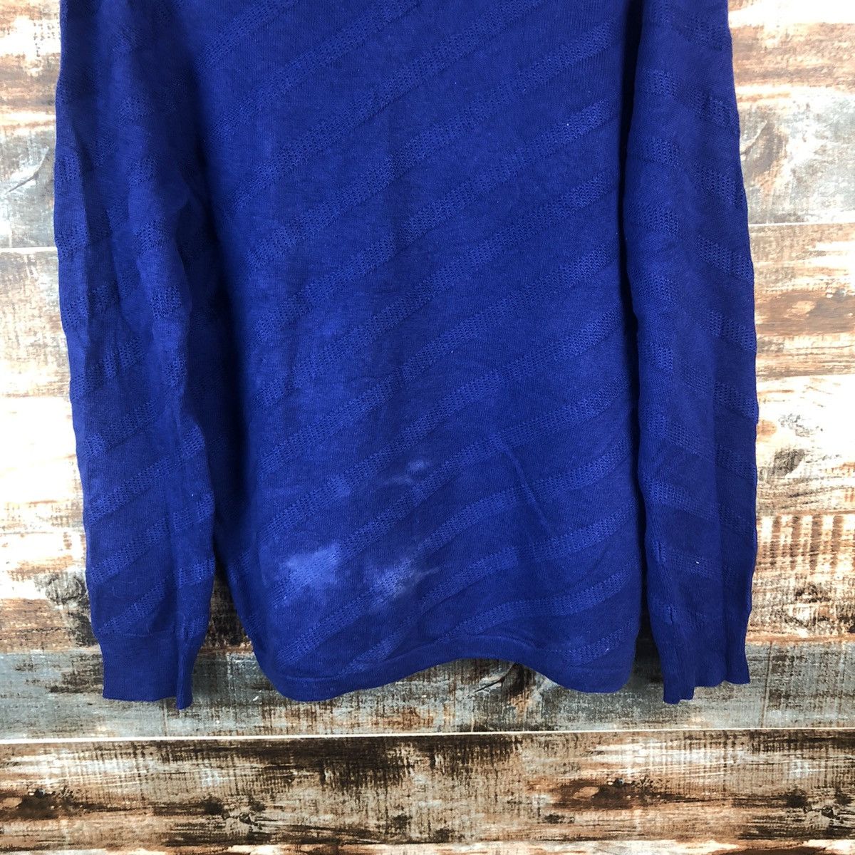 Tete Homme DL Tete Homme Blue japan sweatshirt Knitwear #C675 Size US M / EU 48-50 / 2 - 14 Thumbnail