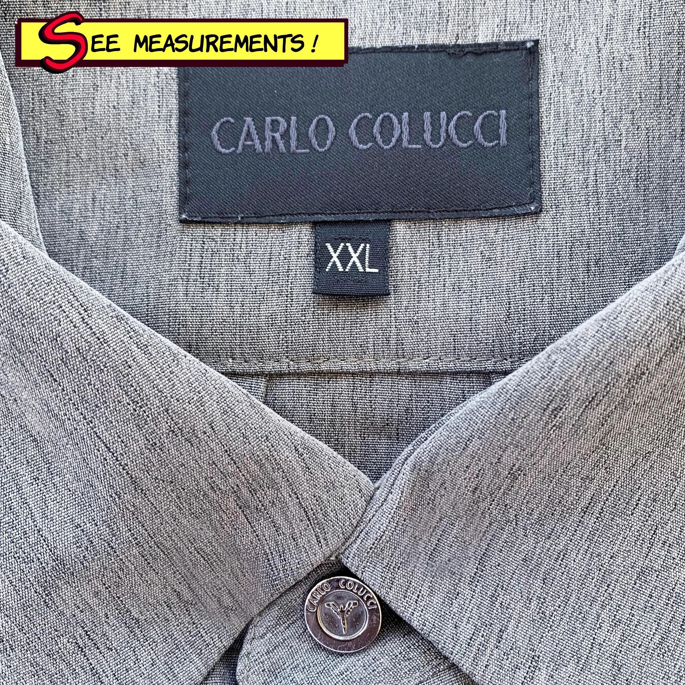 Carlo Colucci Vintage 90s CARLO COLUCCI Button Up Shirt Long Sleeve Baggy Size US XXL / EU 58 / 5 - 5 Thumbnail