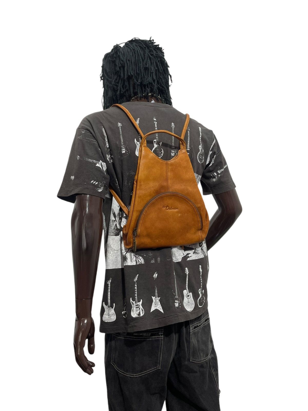 Japanese Brand Full Leather Vtg El Domain Backpack Bag 1🟩1 Size ONE SIZE - 1 Thumbnail