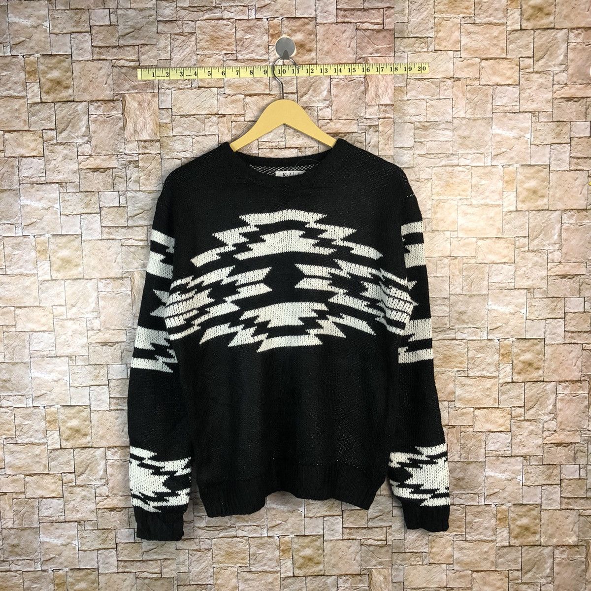 K.U.I japan navajo Black Knitwear sweatshirt #A816