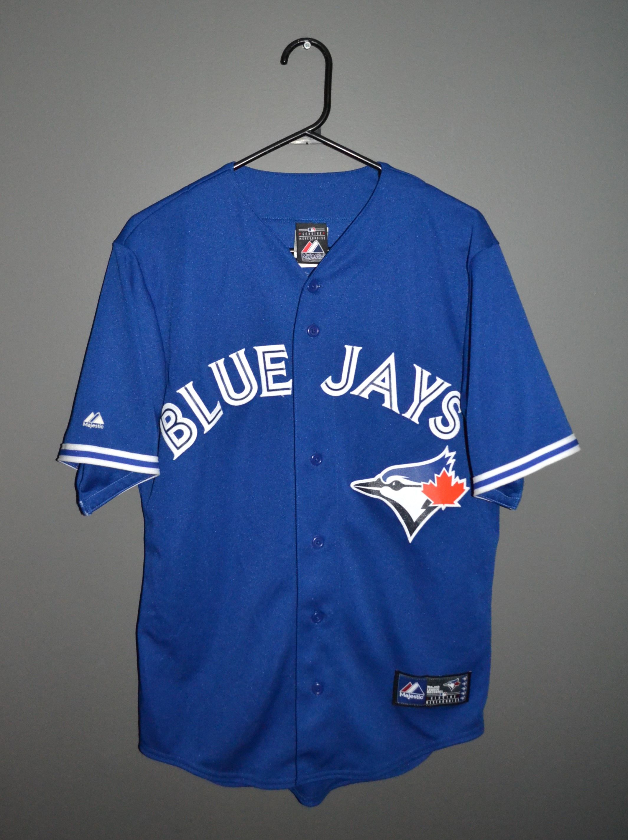 Majestic USA Brett Lawrie 13 Toronto Blue Jays Home Jersey