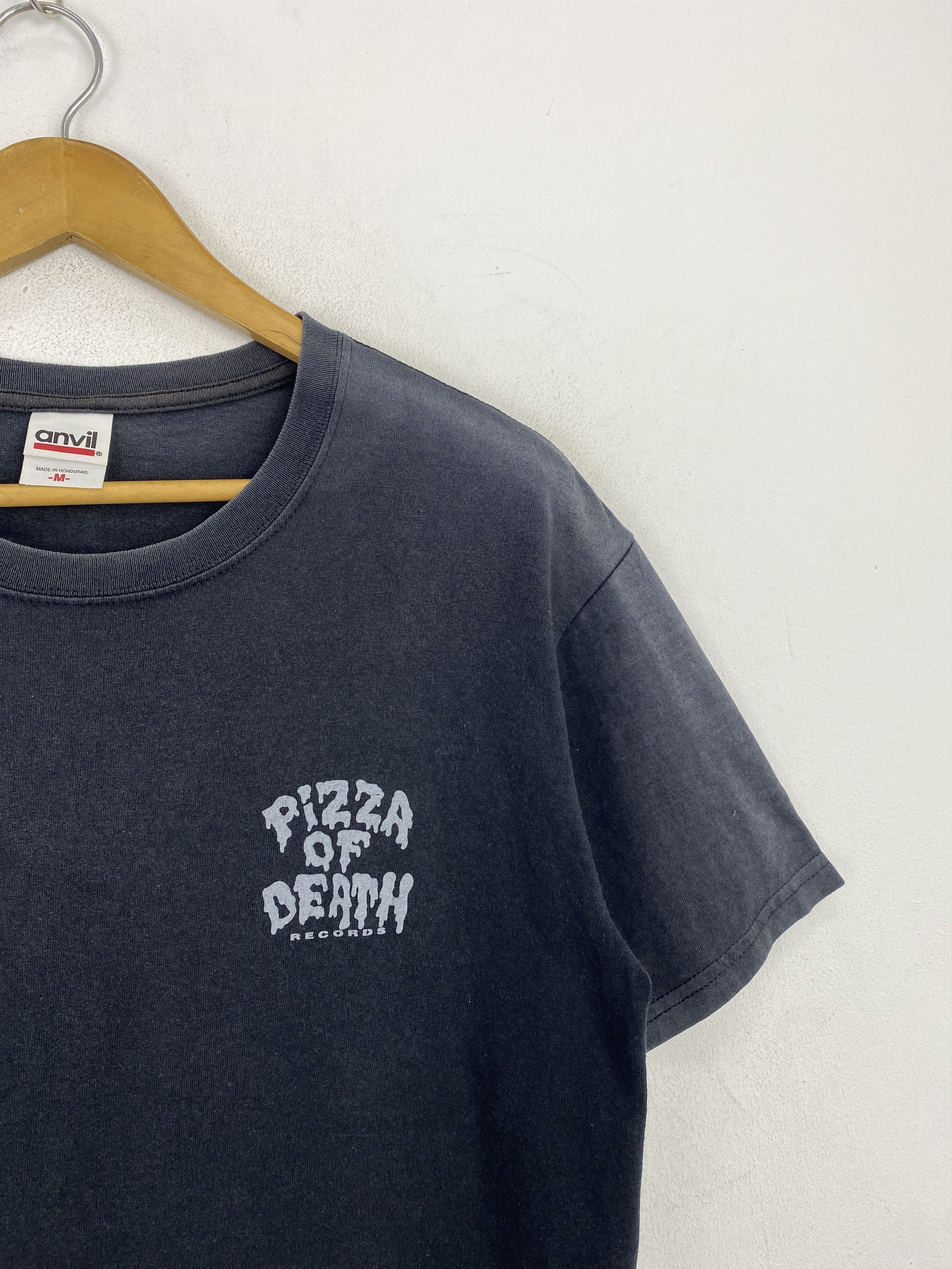 Anvil × Vintage Vintage Pizza Of Death Spell Out Tee TA0629 Size US M / EU 48-50 / 2 - 9 Thumbnail