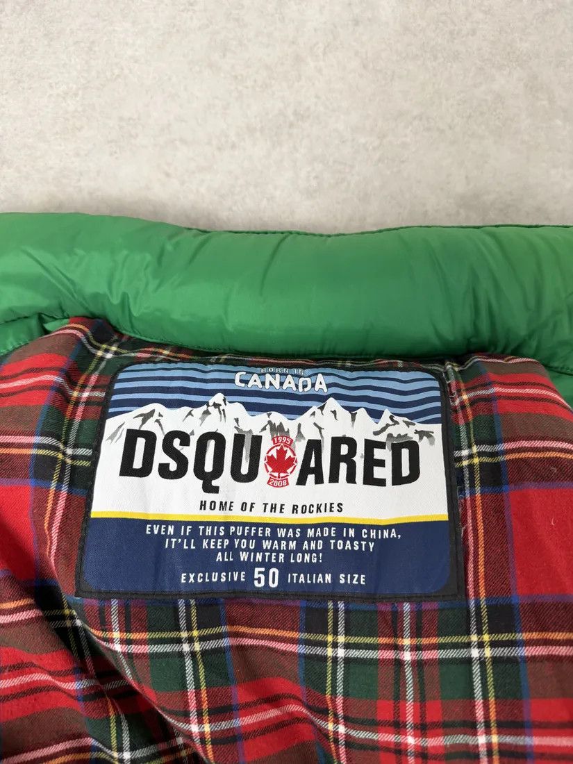 Dsquared2 SS2004 Dsquared2 Canadian Green Puffer Vest Jacket Size US S / EU 44-46 / 1 - 10 Thumbnail