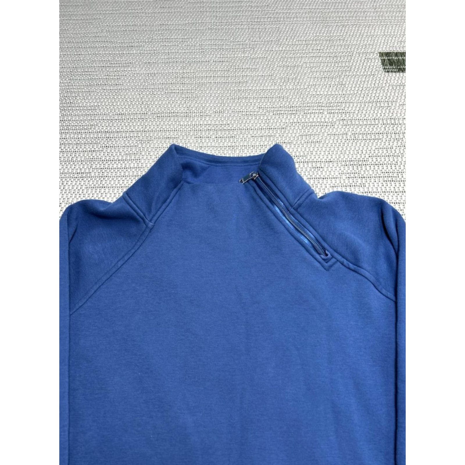 Athleta Athleta Sweatshirt Dress Women S Blue Cozy Karma Pocket Zip Funnel Neck Casual Modern Size S / US 4 / IT 40 - 2 Thumbnail