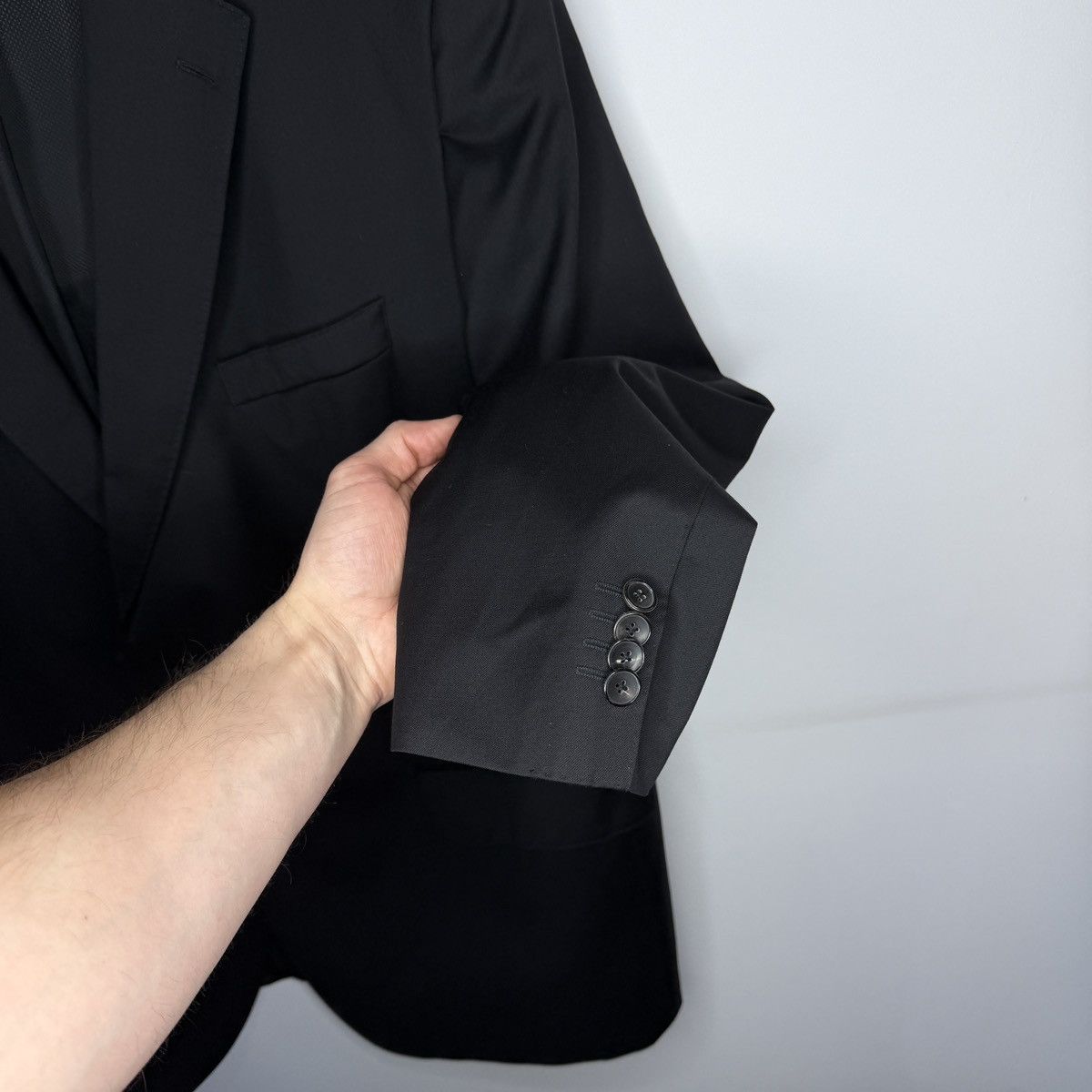 Hugo Boss Hugo Boss Wool Blazer Jacket Black Guabello Size 50R - 5 Thumbnail