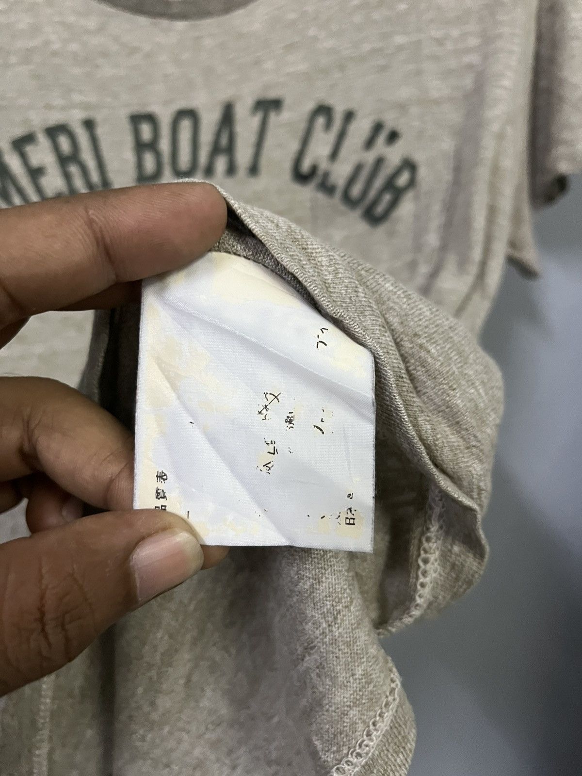American Apparel VINTAGE AMERI BOAT CLUB POCKET TEE Size US M / EU 48-50 / 2 - 6 Thumbnail