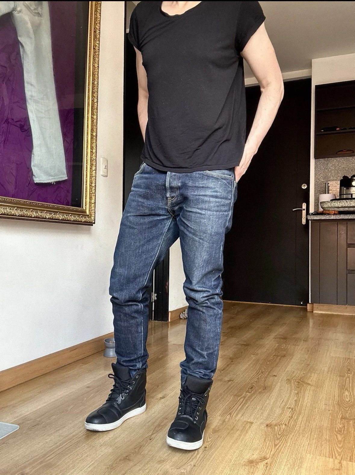 Iron Heart Iron Heart 777 21oz custom selvedge 32x30 tapered Size US 32 / EU 48 - 10 Thumbnail