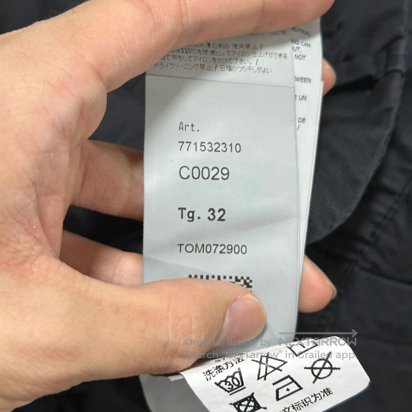 Stone Island stone island black cargo pants W32 size. Size US 32 / EU 48 - 8 Thumbnail