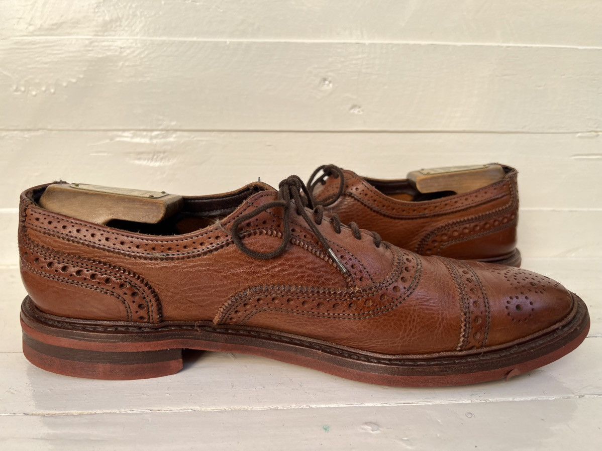 Allen Edmonds Allen Edmonds "STRANDMOK” Cap-Toe Oxfords Tan Dainite Sole Size US 10.5 / EU 43-44 - 9 Thumbnail