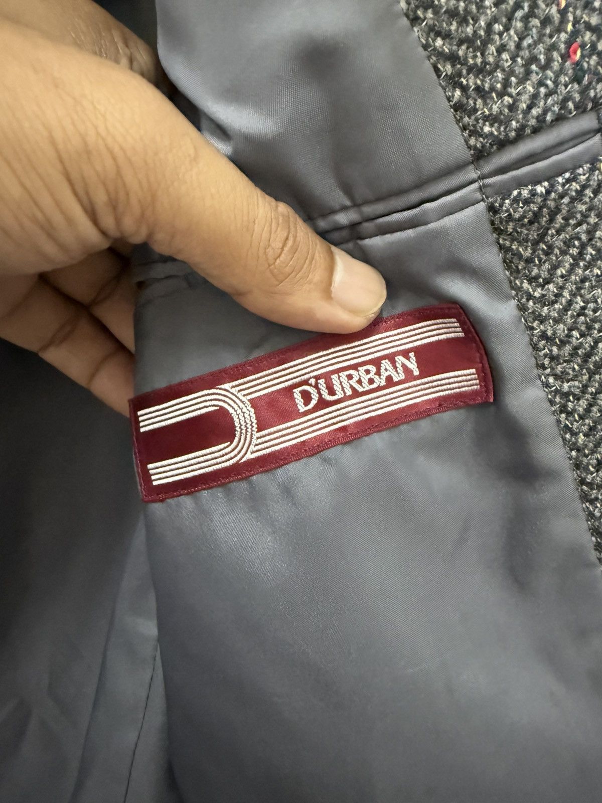 Japanese Brand 🔥 D'Urban Japan Tweed Herringbone Blazer Size US XS / EU 42 / 0 - 7 Thumbnail