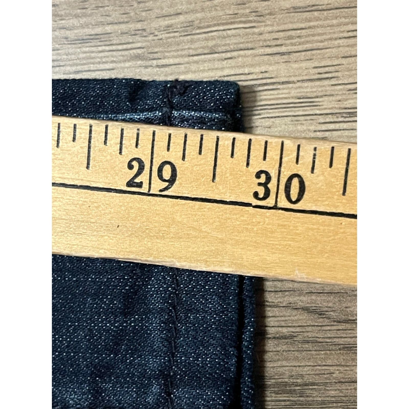 Vintage VINTAGE? (No) rue21 Jeans Womens Size 32 Denim Twentyone Black Straight Zip Pockets Pants Regular Inseam 30in Size 24" / US 00 / IT 34 - 6 Thumbnail