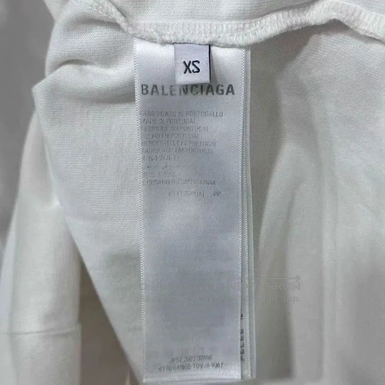Balenciaga Balenciaga White Crystal Logo T-shirt. Size US M / EU 48-50 / 2 - 5 Thumbnail