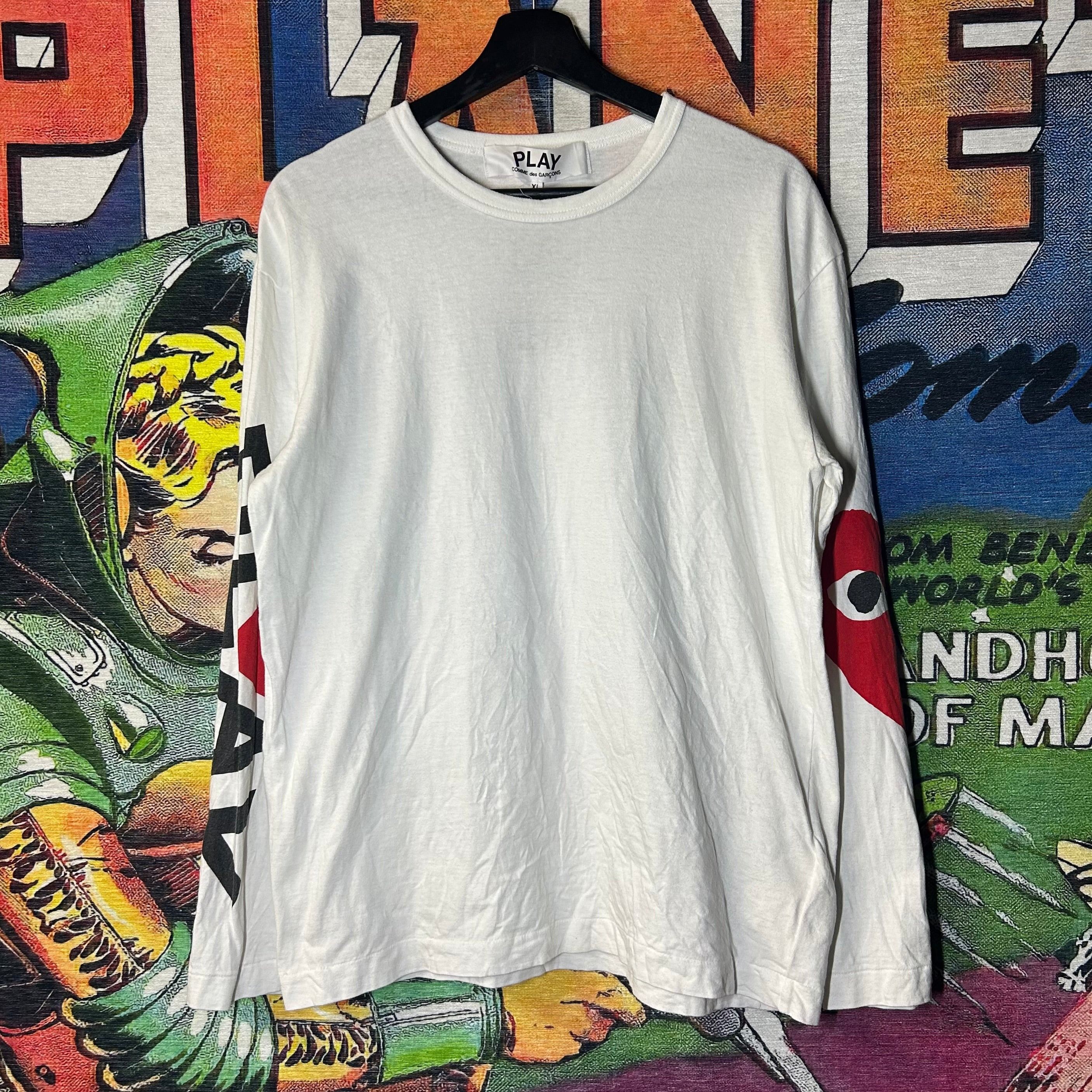 Comme des Garcons Comme Des Garçon PLAY Long Sleeve Tee Size XL Size US XL / EU 56 / 4 - 1 Thumbnail