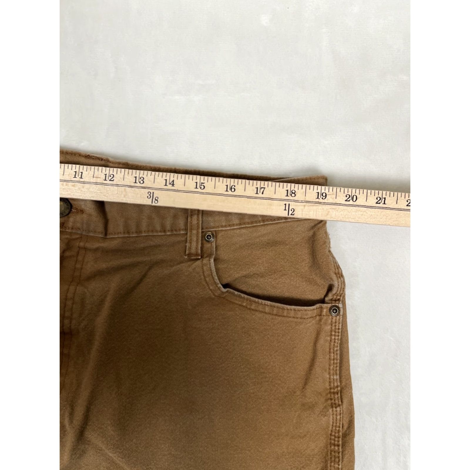 Dickies Dickies 874 Carpenter Canvas Pants Workwear Brown 38x32 Regular Pocket 5-Pocket Design Mens Grunge 90s USA Size US 38 / EU 54 - 4 Thumbnail