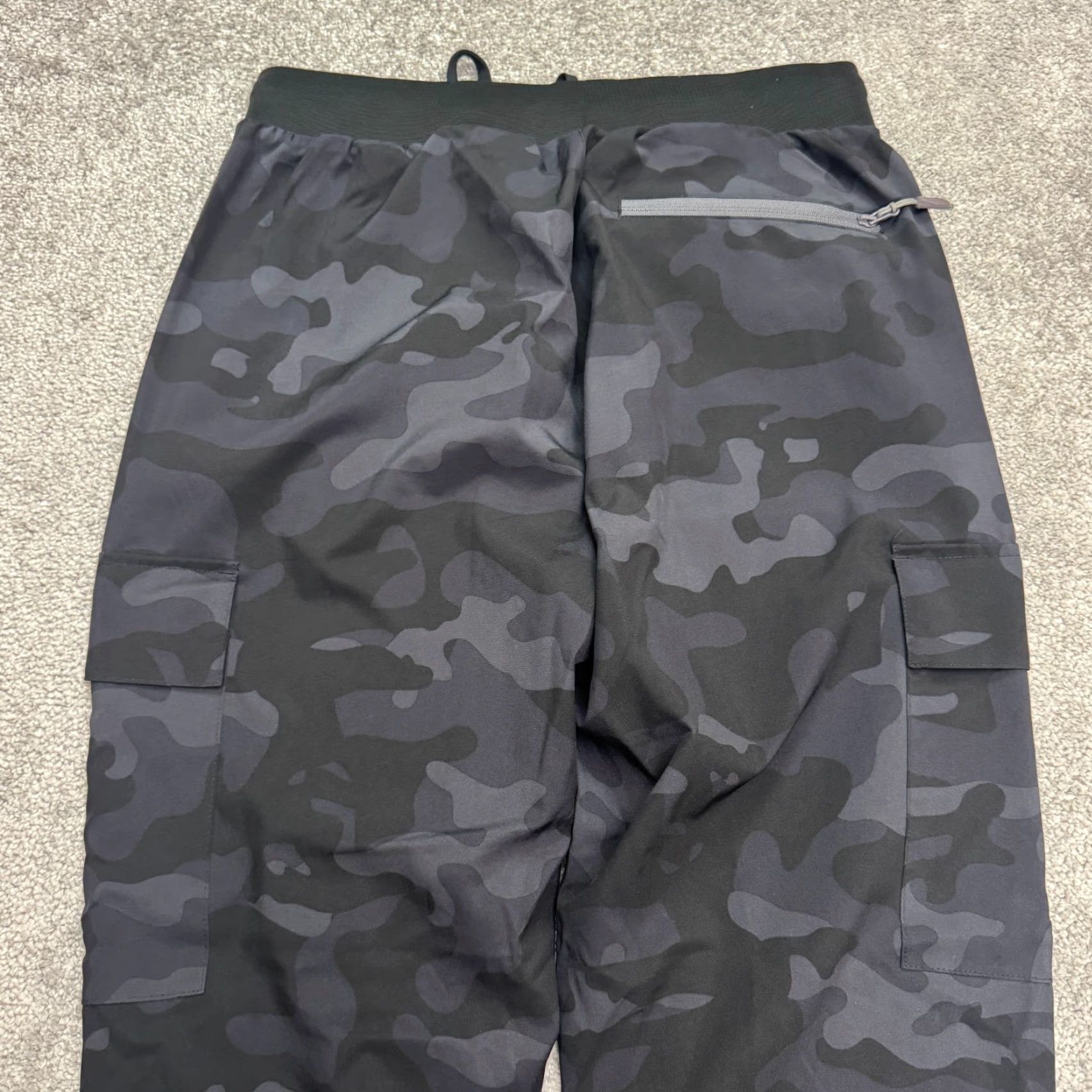 Vintage Libin Camouflage Cargo Pants Womens Medium Black Blue 28x28 Active Jogger Size 32" / US 10 / IT 46 - 6 Thumbnail