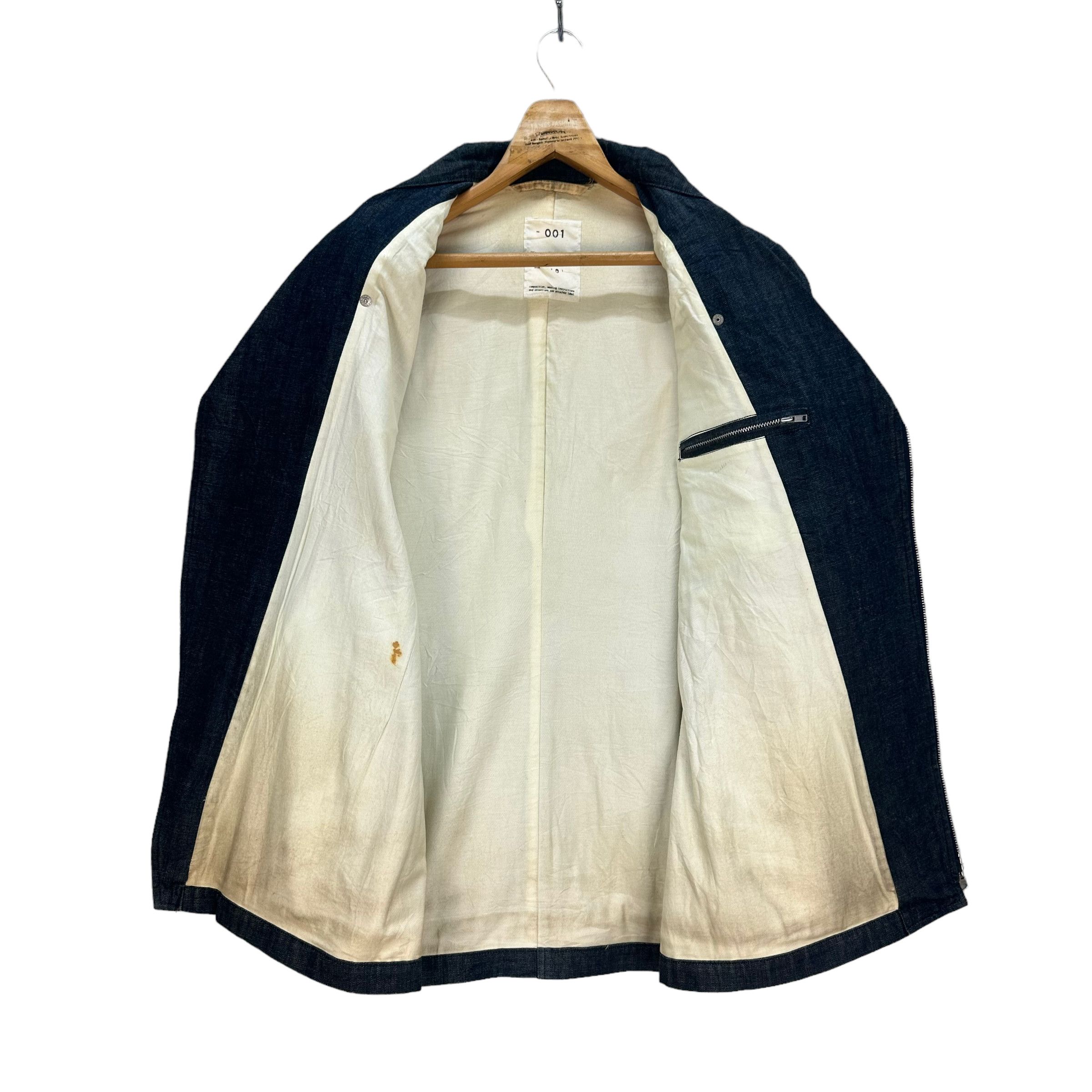 Nude: Masahiko Maruyama NO 001 NUDE MASAHIKO MARUYAMA ASYMMETRICAL JACKET #7874-187 Size US M / EU 48-50 / 2 - 7 Thumbnail
