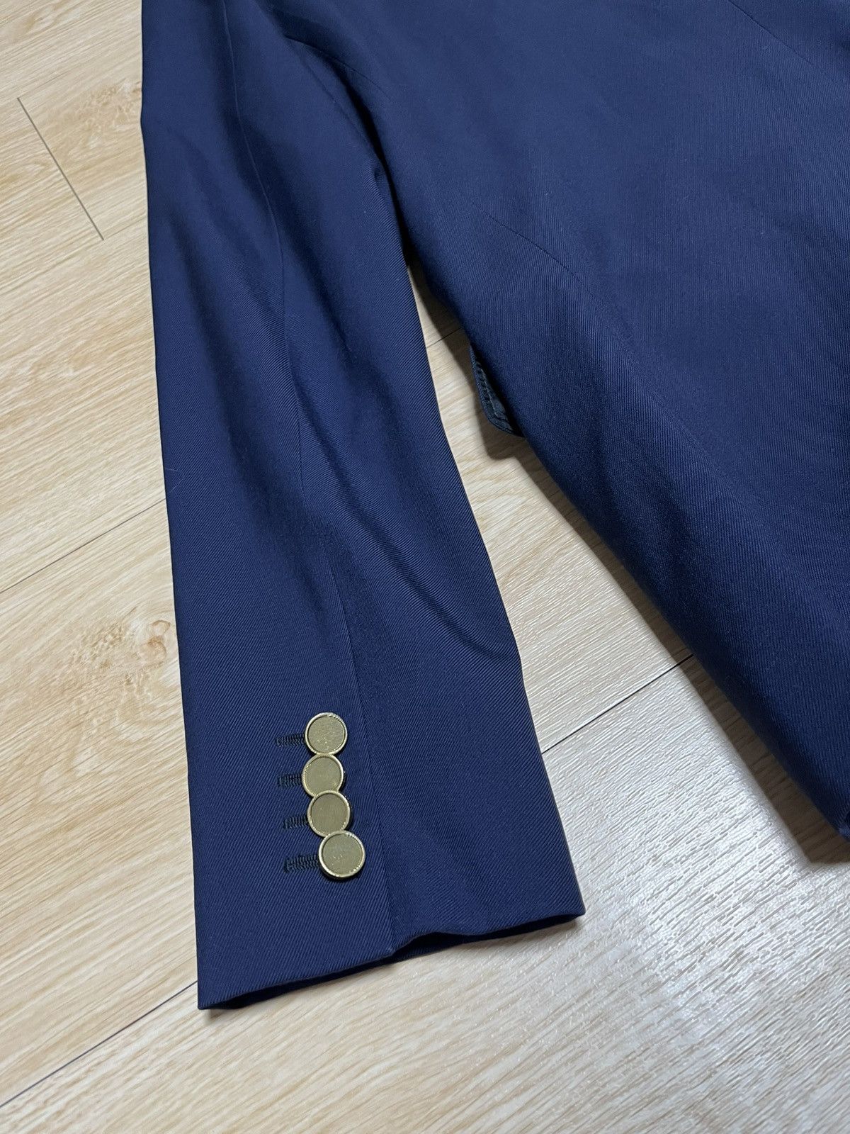 Saint Laurent Paris 56 Saint Laurent ss14 gold button blazer suit jacket Size 54L - 9 Thumbnail
