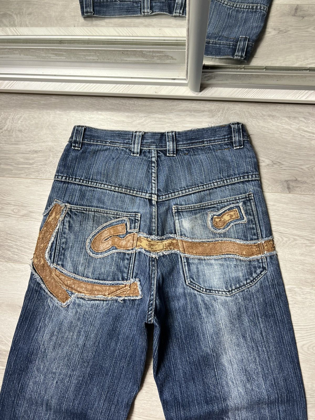 Karl Kani × Vintage Rare Vintage Karl Kani Baggy Denim Pants Big Logo Jeans Size US 30 / EU 46 - 4 Thumbnail