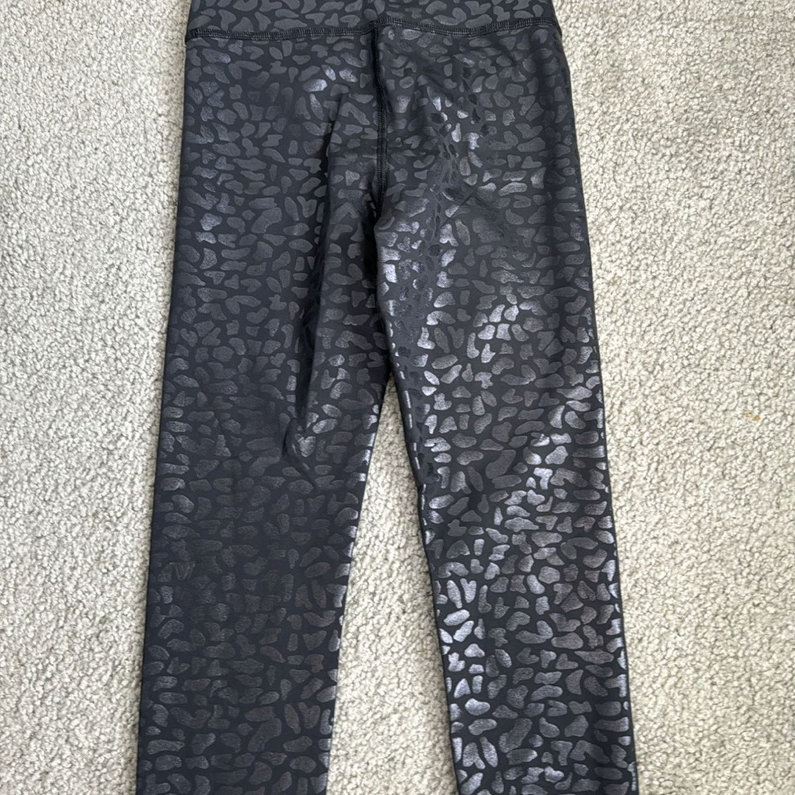 Other IVL Collective Chi Chi leggings black on black leopard print Size 26" / US 2 / IT 38 - 8 Thumbnail