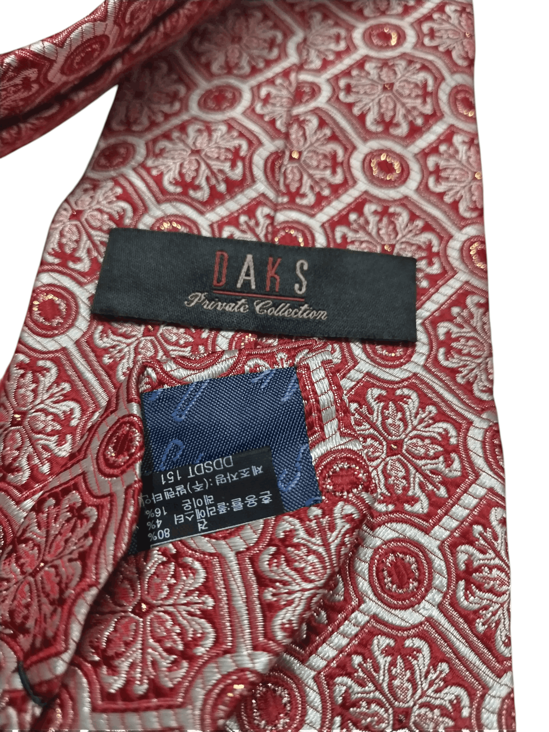 DAKS ICONIC DAKS PRIVATE COLLECTION GEOMETRIC TIE WITH BEADS Size ONE SIZE - 6 Thumbnail