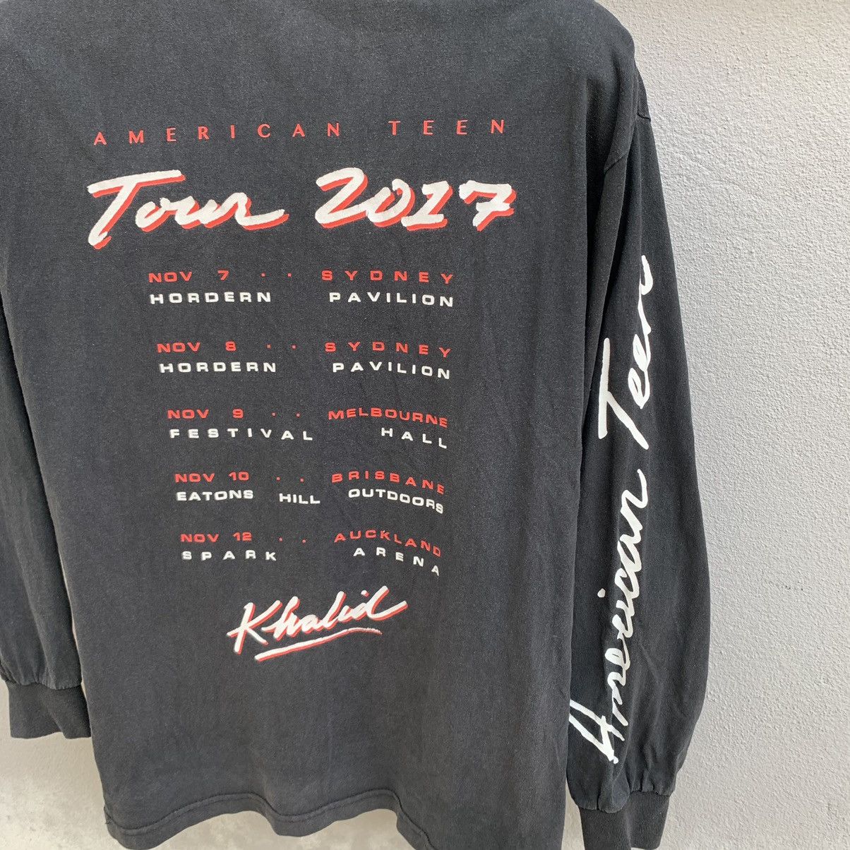 Band Tees R&B Khalid American Teen Tour 2017 Long Sleeve Tee Size US S / EU 44-46 / 1 - 2 Thumbnail