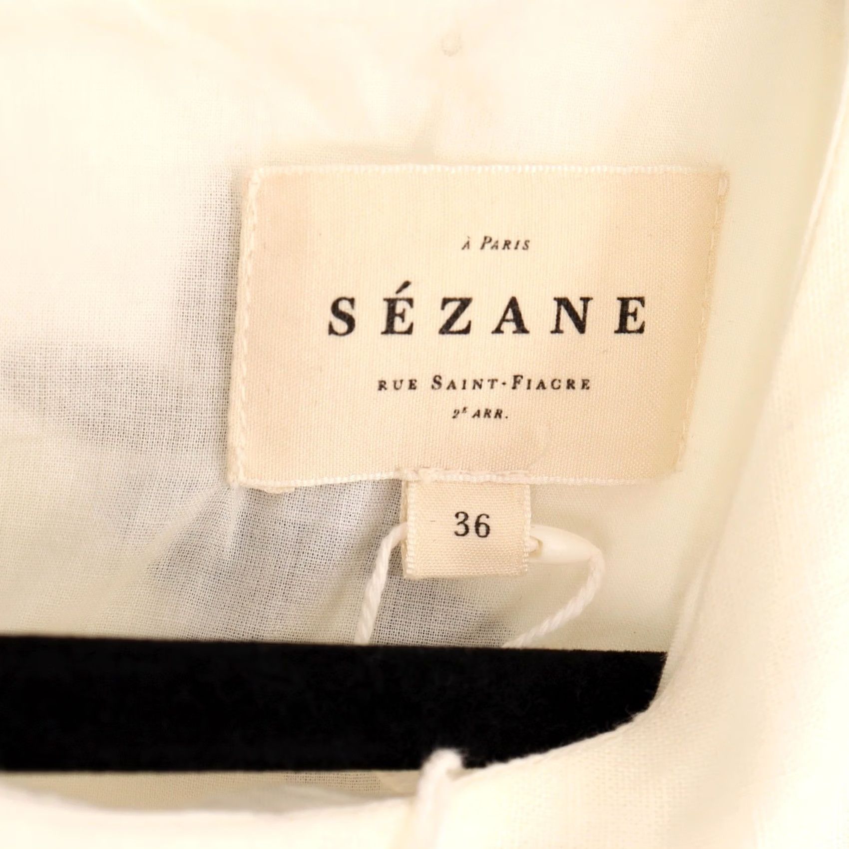 Vintage Sezane Maxi Dress Gardenia Floral Embroidered Linen Cotton Ivory US 4 FR 36 Womens Size S / US 4 / IT 40 - 5 Thumbnail