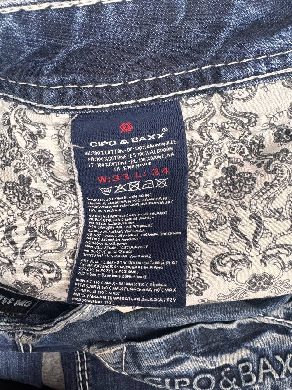 Other Cipo & Baxx Vintage Men Denim Jeans BlueSize W33 Size US 33 - 9 Thumbnail