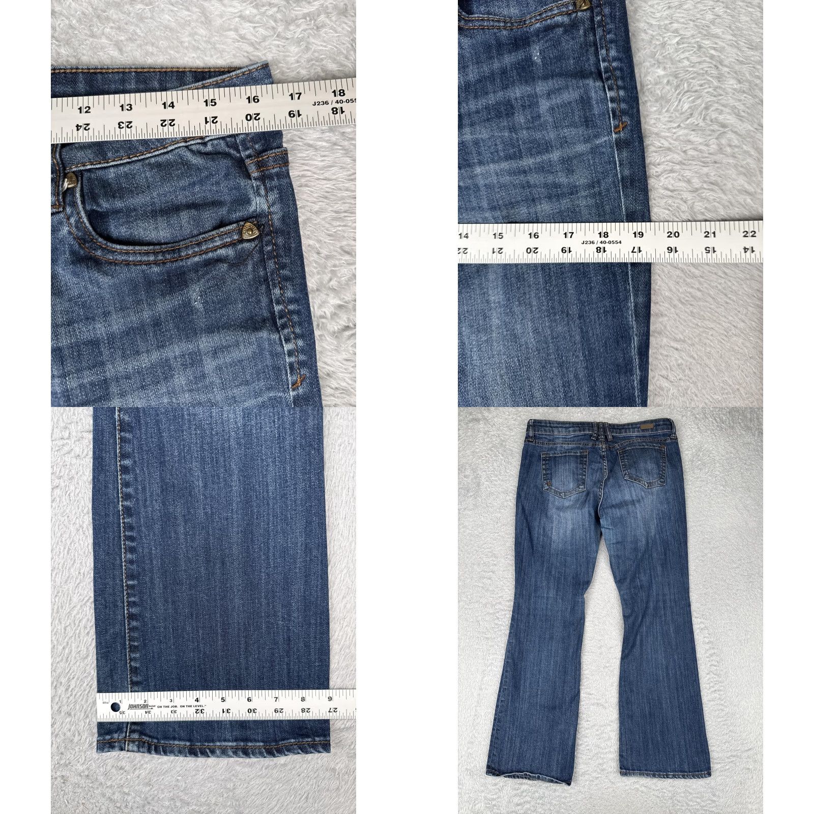 Vintage KUT from the Kloth Jeans Womens 10P Blue Bootcut Stretch Denim Mid Rise 32x29 Size 32" / US 10 / IT 46 - 9 Thumbnail