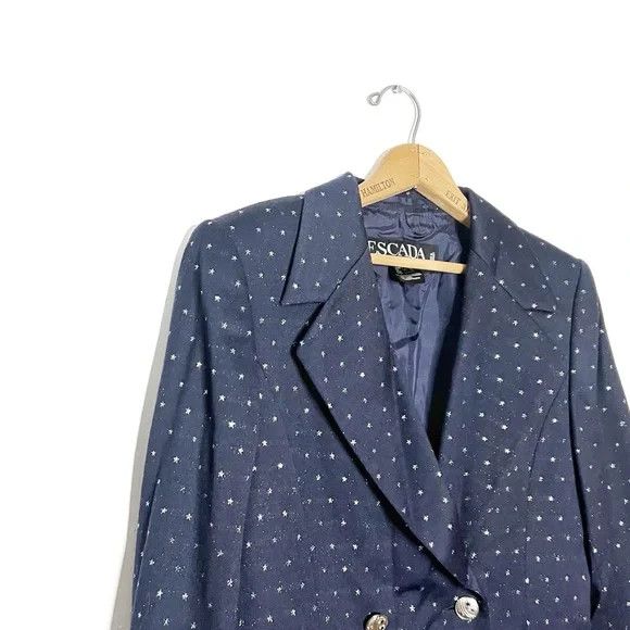 Escada Escada | Wool Star Blazer Size M / US 6-8 / IT 42-44 - 7 Thumbnail