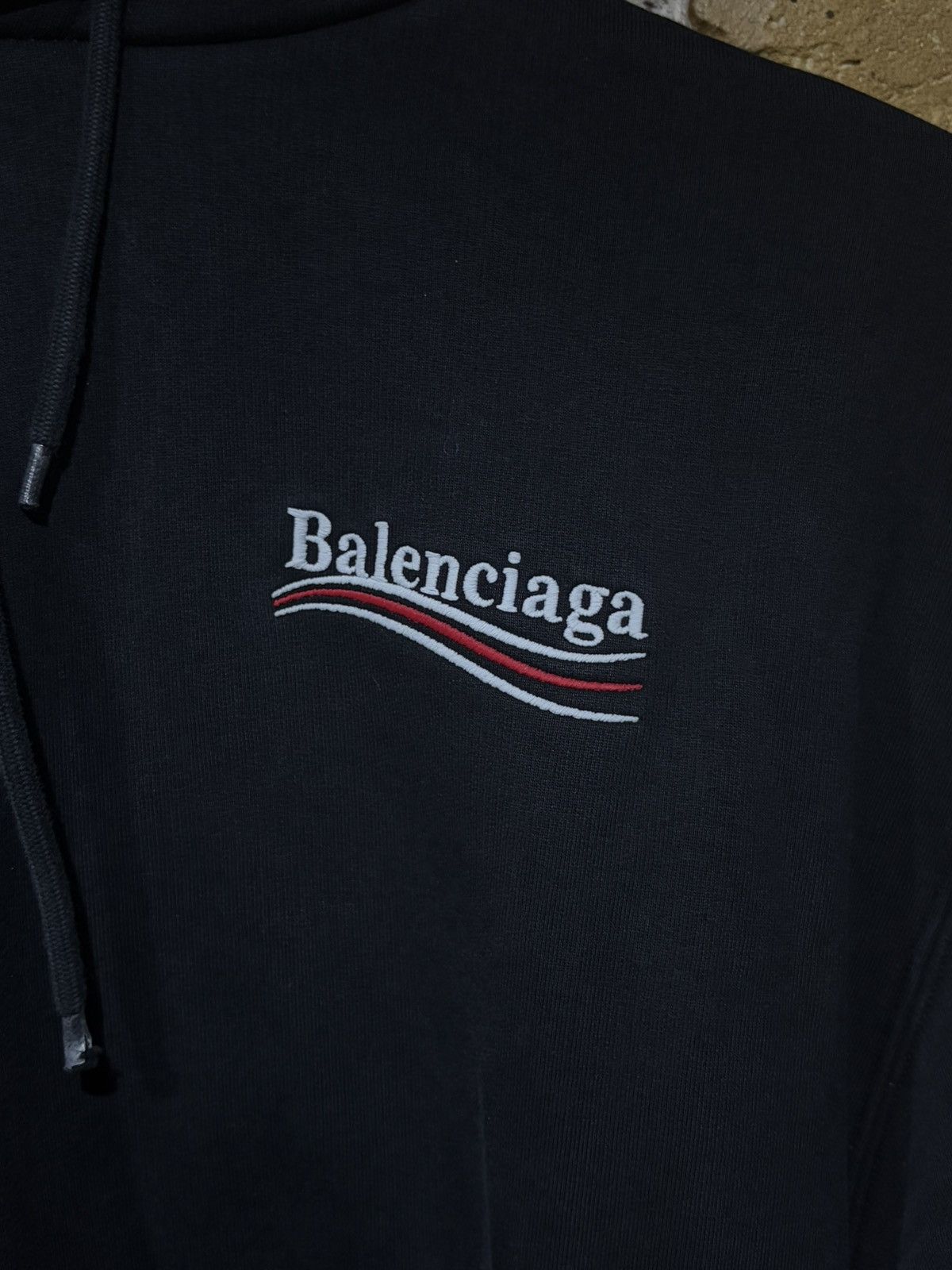 Balenciaga balenciaga campaign embroidered logo hoodie Size US L / EU 52-54 / 3 - 3 Thumbnail