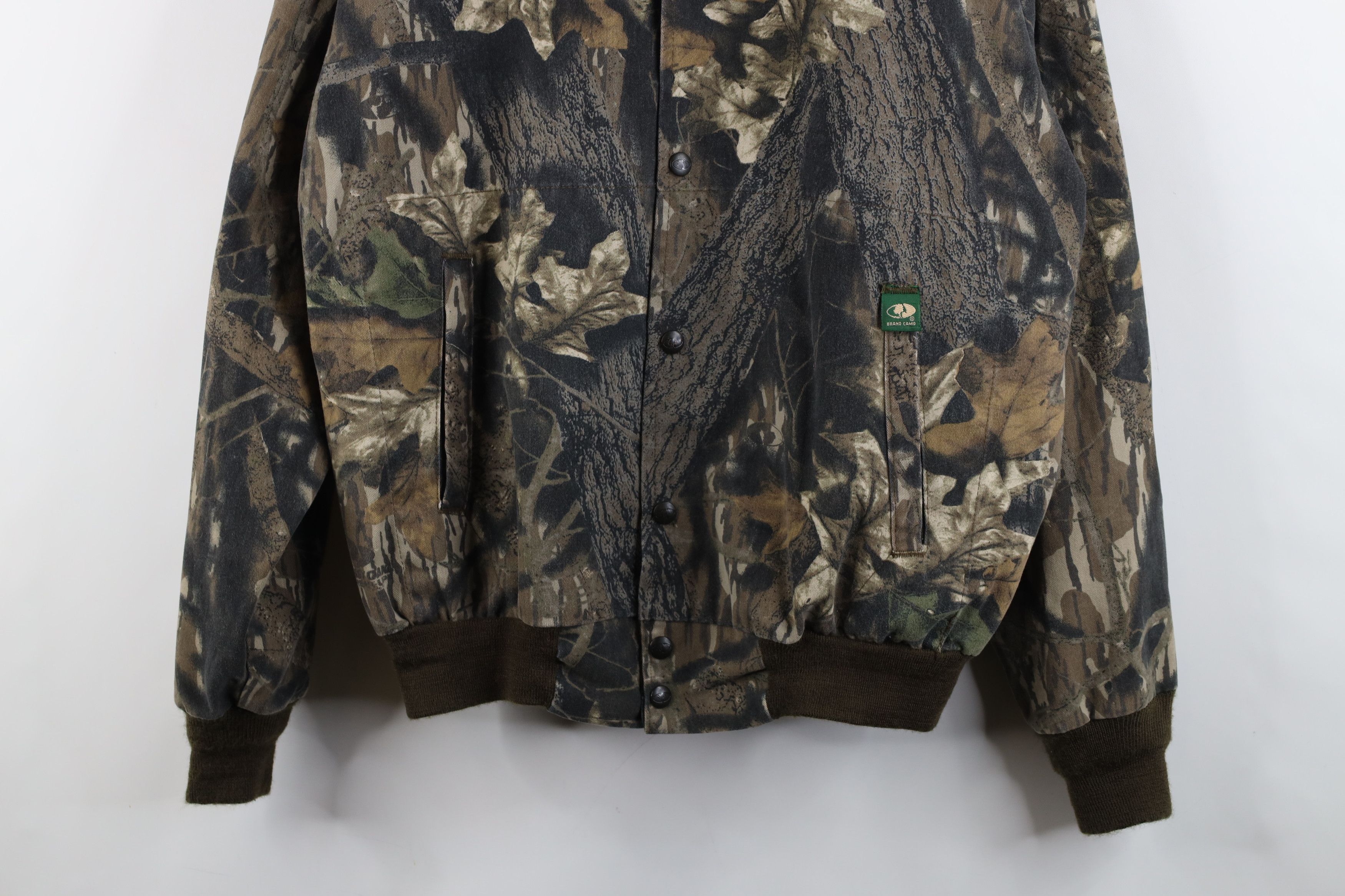 Mossy Oaks × Vintage Vintage 80s 90s Mossy Oak Camouflage Bomber Jacket USA Size US L / EU 52-54 / 3 - 3 Thumbnail