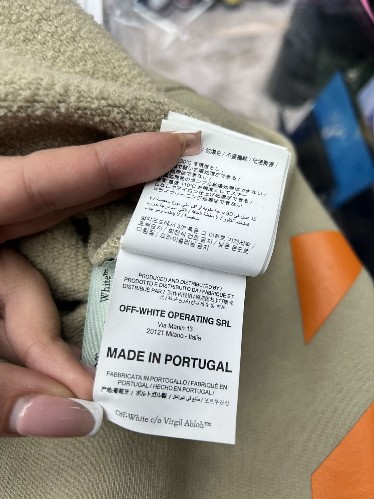 Off-White OffWhite Brown Paint Splatter Hoodie Size US XL / EU 56 / 4 - 15 Thumbnail