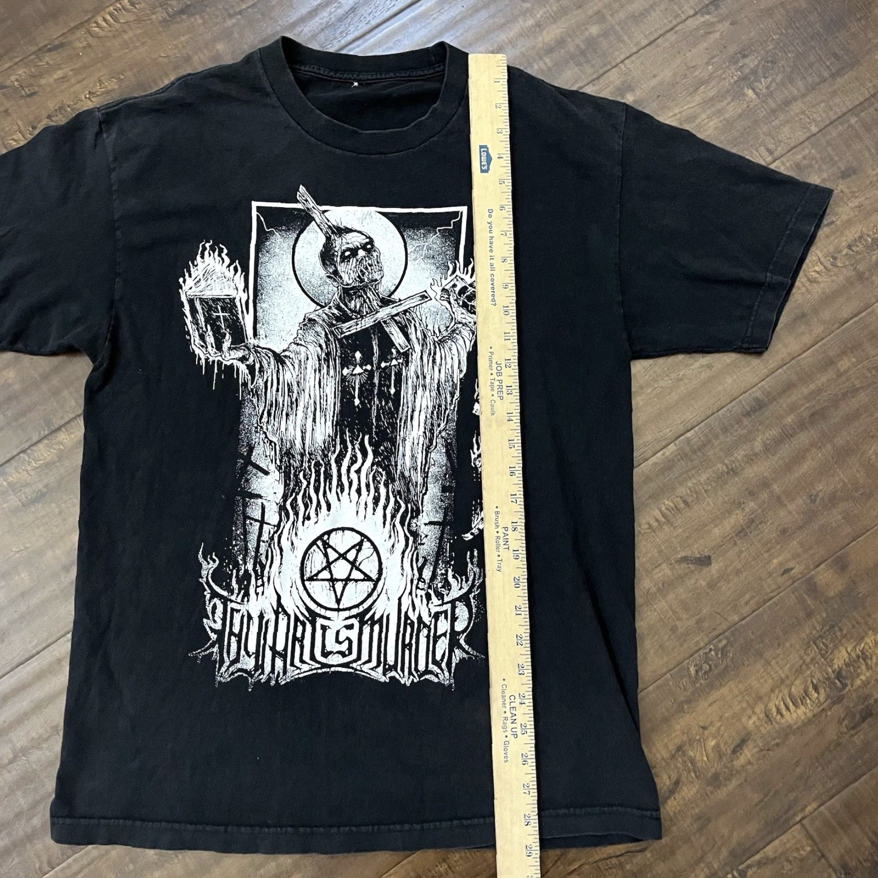 Vintage VINTAGE Thy Art Is Murder Demon Priest Satanic Large Band T-Shirt Deathcore Metal L Black Men Short Sleeve T-Shirt Mens Vintage Size US L / EU 52-54 / 3 - 4 Thumbnail