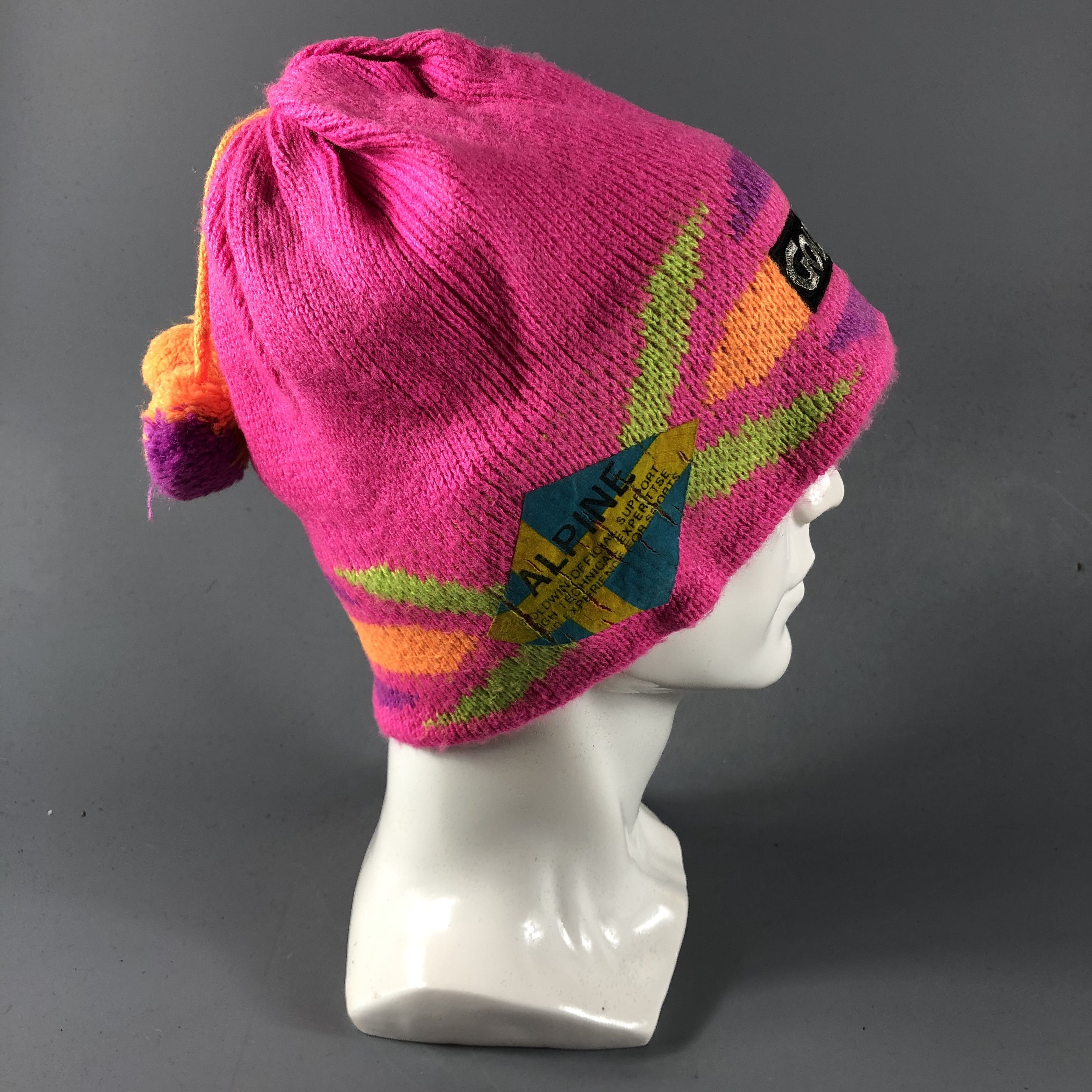 Goldwin Goldwin Pink Bobbles Beanie Snowcap Snow Hat B629 Size ONE SIZE - 3 Thumbnail
