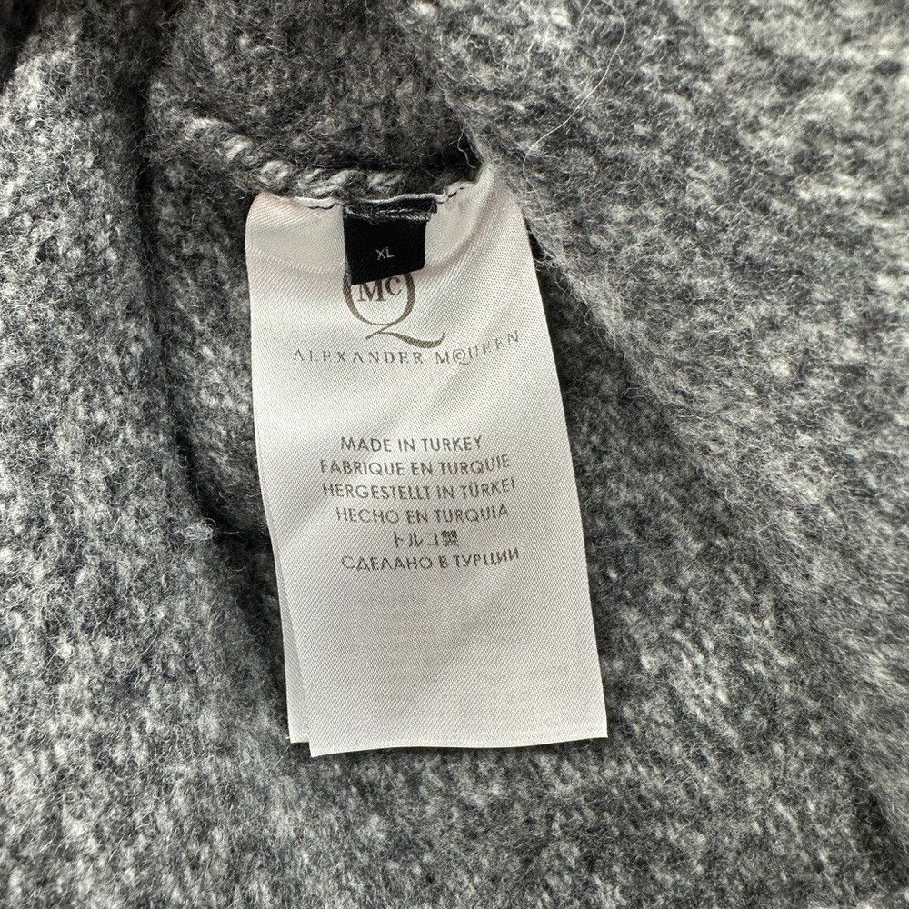 Alexander McQueen Alexander McQueen Turtle Neck Wool Grey Sweater Women’s Siz Size XL / US 12-14 / IT 48-50 - 9 Thumbnail