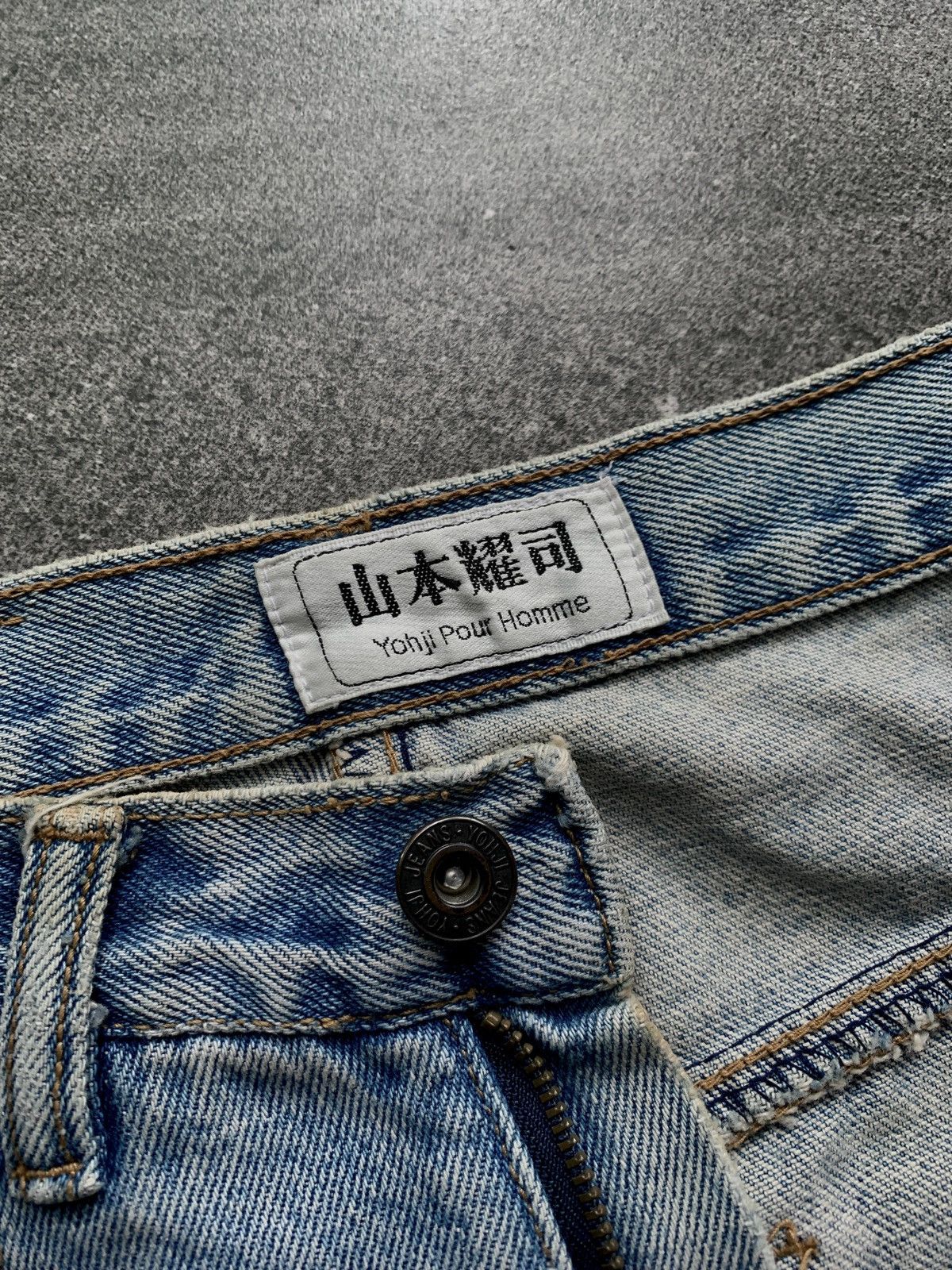 Yohji Yamamoto FREE TAX! 80s YYPH Studded Ring Accents Denim Jeans Size US 28 / EU 44 - 10 Thumbnail