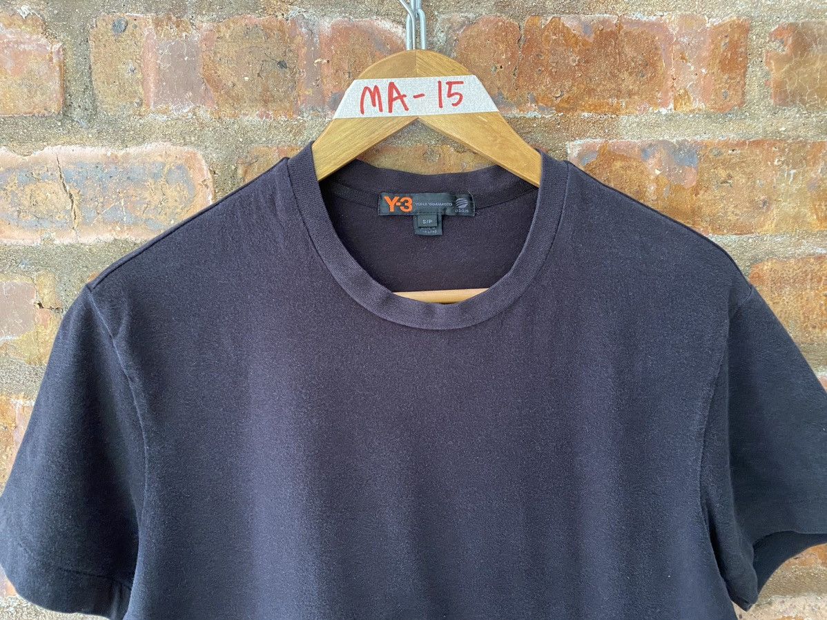 Yohji Yamamoto 🔥2006 Leather Y-3 Back logo tee Size US M / EU 48-50 / 2 - 3 Thumbnail
