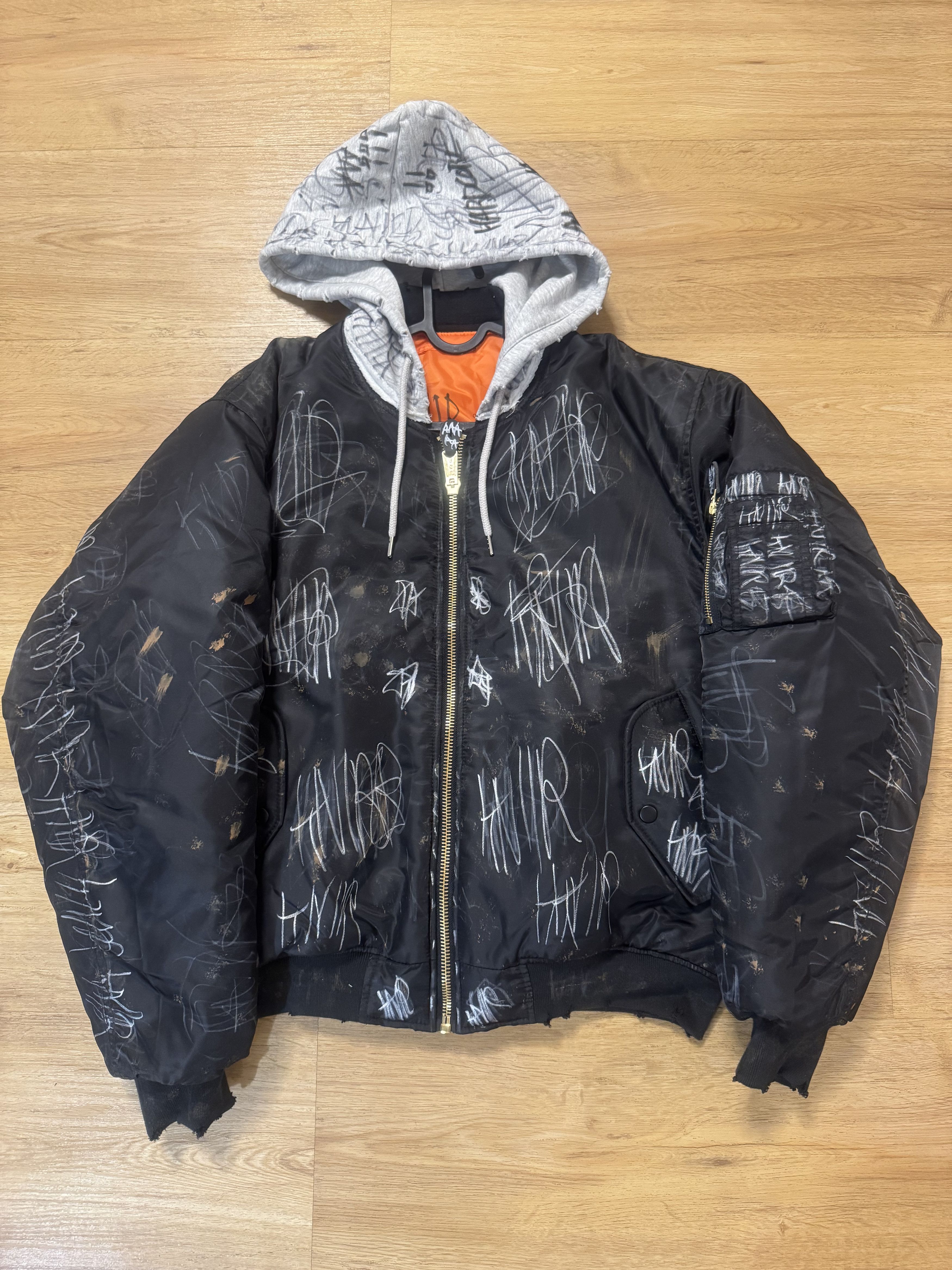 Other Knall3r custom graffiti bomber Size US L / EU 52-54 / 3 - 1 Thumbnail