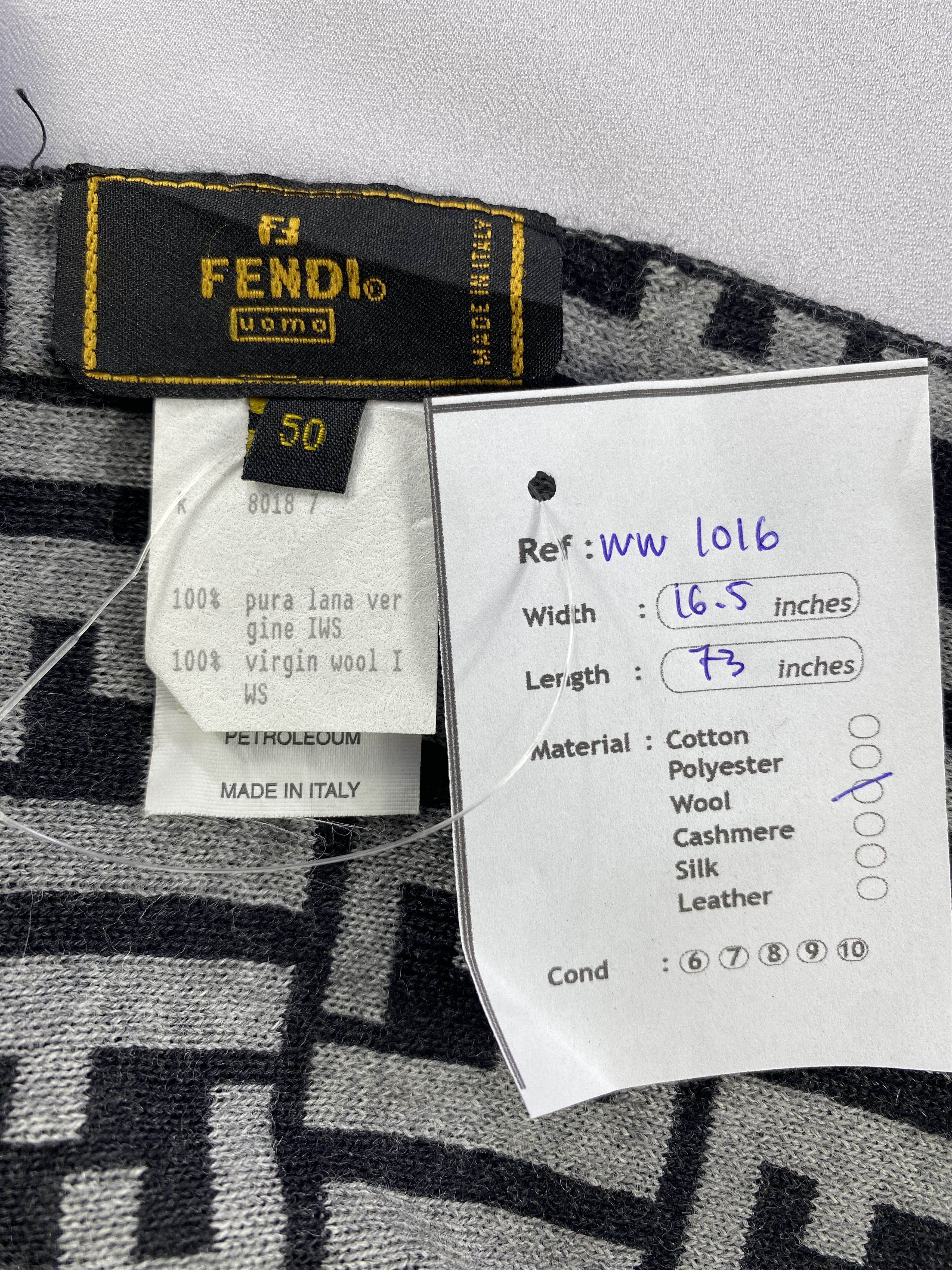 Fendi × Vintage Fendi Scarf / Muffler / Neckwear Size ONE SIZE - 9 Thumbnail