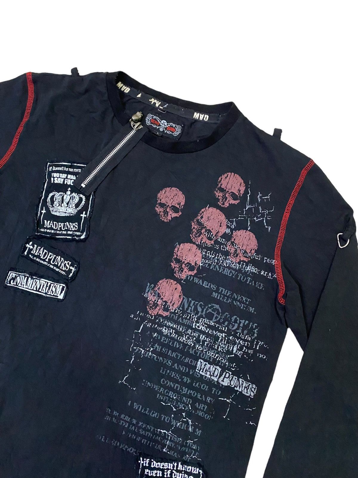 14th Addiction 💥Vtg Japanese Mad Punk Gothic TShirt Size US M / EU 48-50 / 2 - 3 Thumbnail