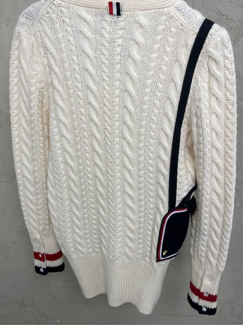 Thom Browne Thom browne Beige show embroidered backpack colorful stripe Size XS / US 0-2 / IT 36-38 - 4 Thumbnail