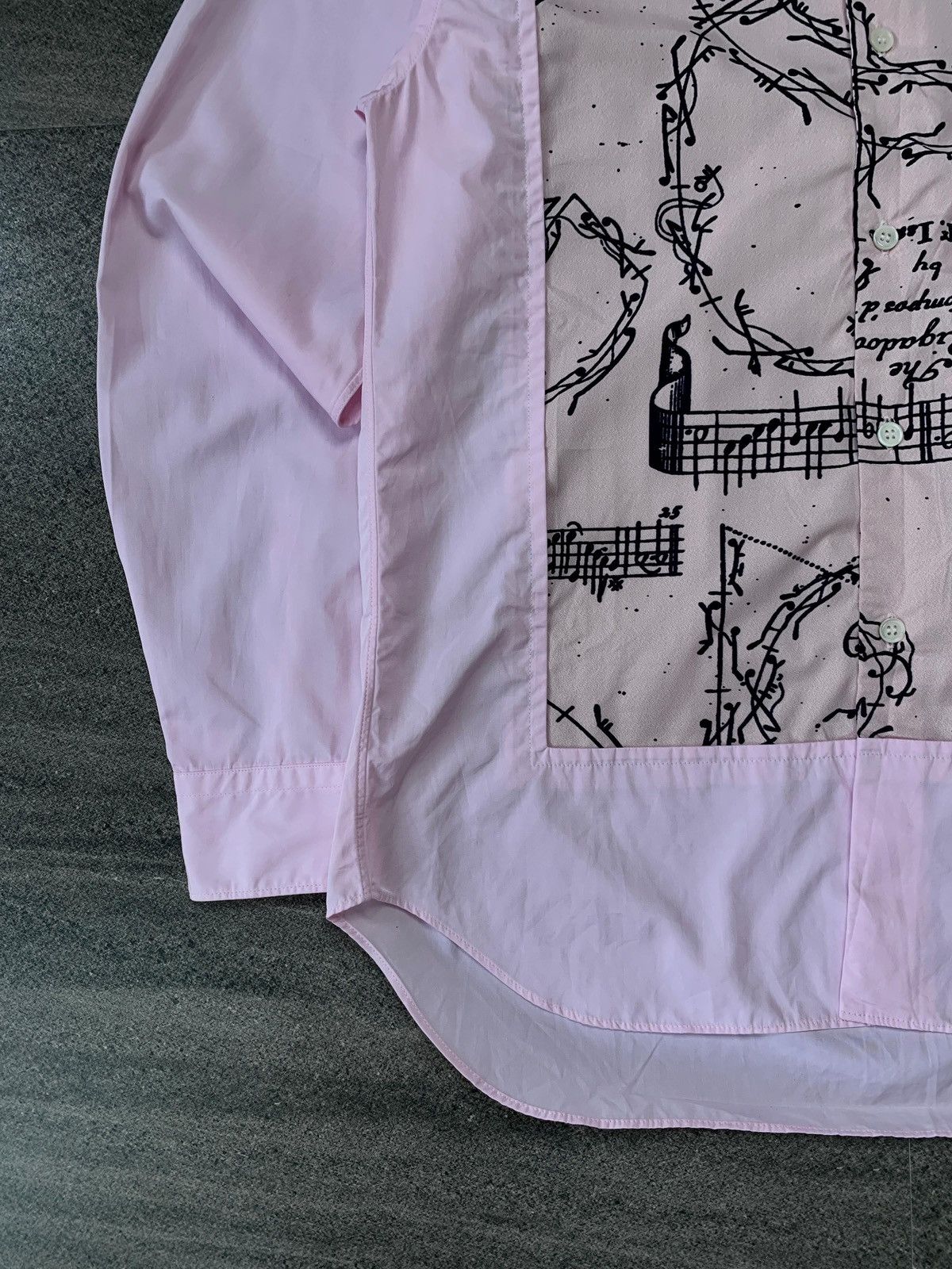 Comme des Garcons Homme Deux Patchworked Graphic Shirt Size US M / EU 48-50 / 2 - 4 Thumbnail