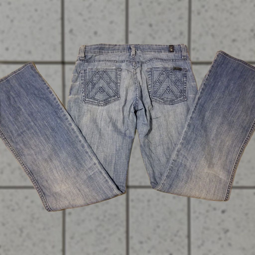 7 For All Mankind Womens 7 For All Mankind Jeans 29 Denim Stretch Flared Blue Pants Shirt? Size 29" - 1 Thumbnail