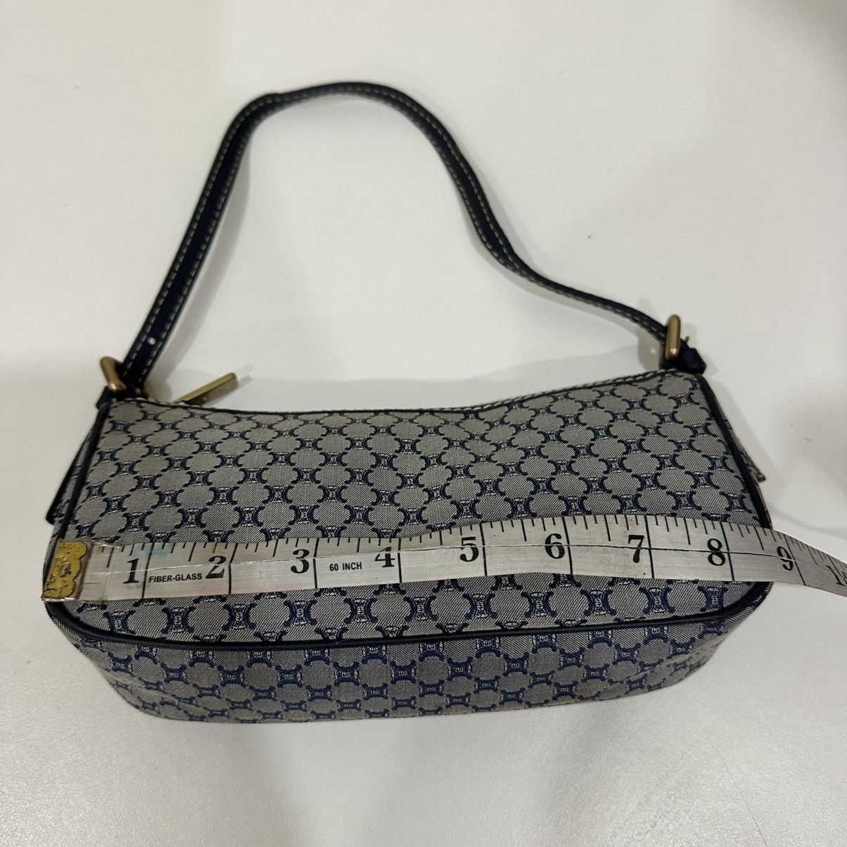 Celine ‼️LASTDROP‼️ CELINE MACADAM CANVAS POCHETTE POUCH HANDBAG Size ONE SIZE - 9 Thumbnail
