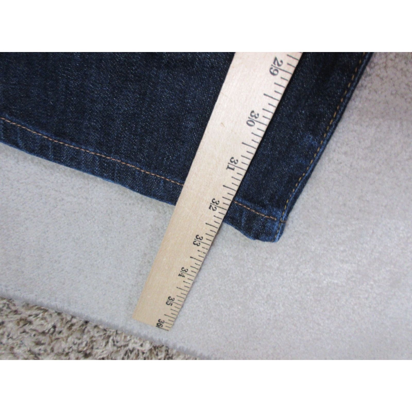Vintage AG Adriano Goldschmied Jeans The Protege Straight Leg Mens 36 R Blue Dark Wash Size US 36 / EU 52 - 5 Thumbnail