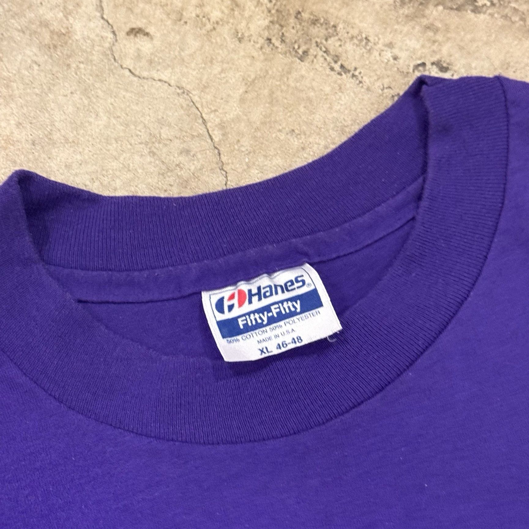 Hanes VINTAGE Seashell Nature Graphic Shirt Mens XL Hanes Purple Hanes Purple Seashell Nature Graphic Shirt XL Mens Vintage 90s Size US XL / EU 56 / 4 - 3 Thumbnail