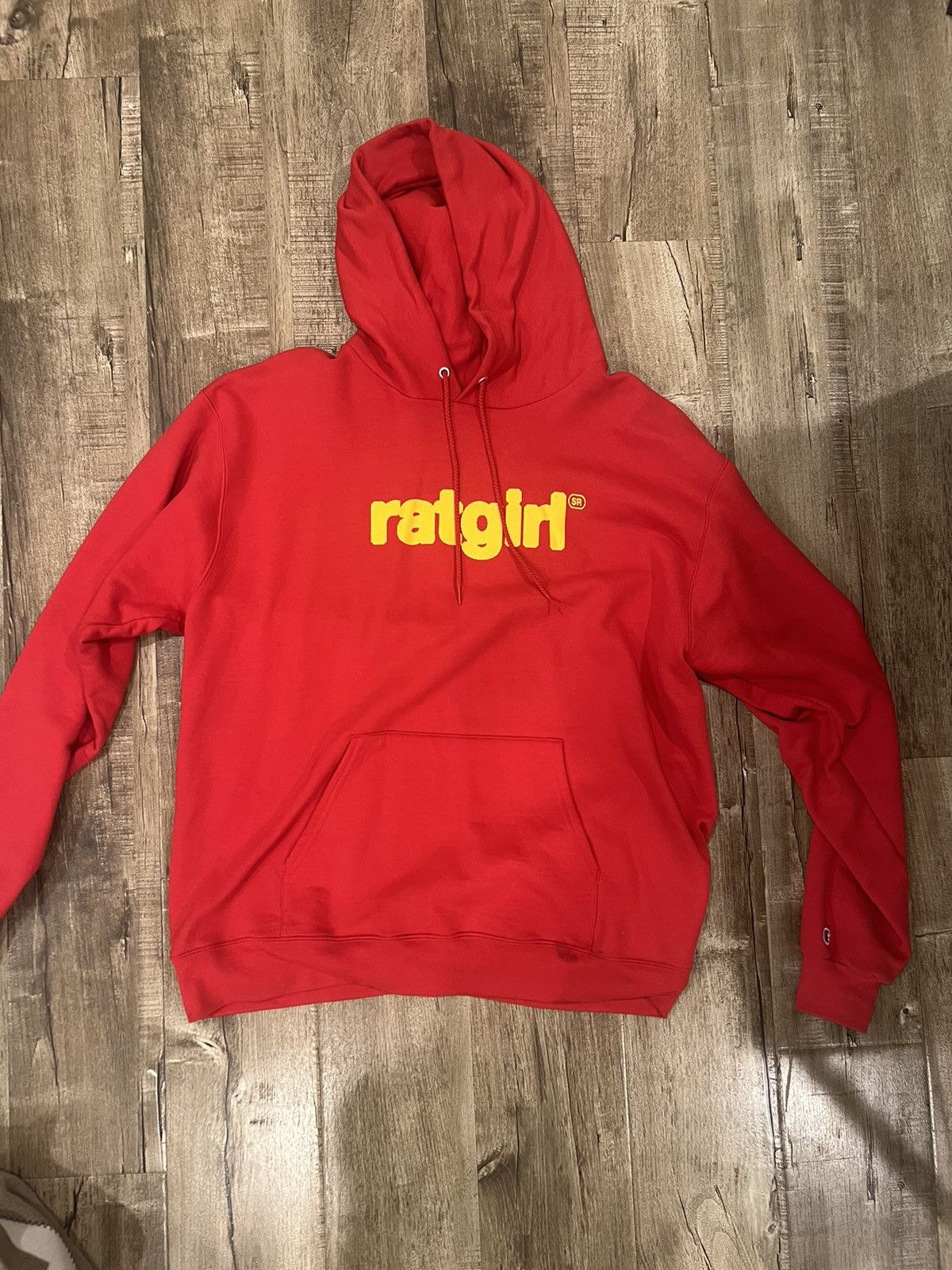 Stray Rats Ratgirl Red and Yellow Hoodie buy