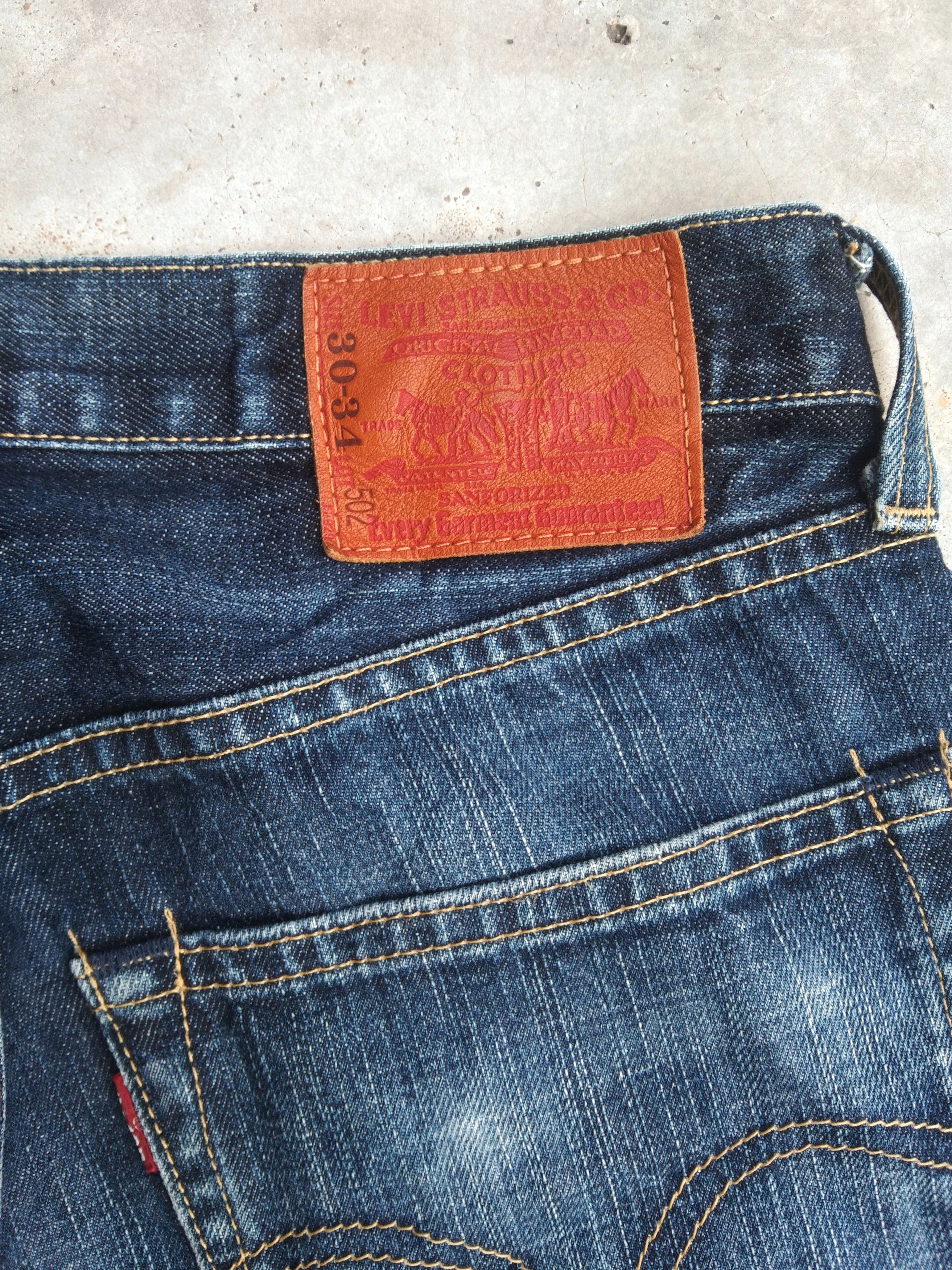 Levi's Vintage Levi's Jeans 502 Straight Leg Denim 28x32 Size US 28 / EU 44 - 3 Thumbnail