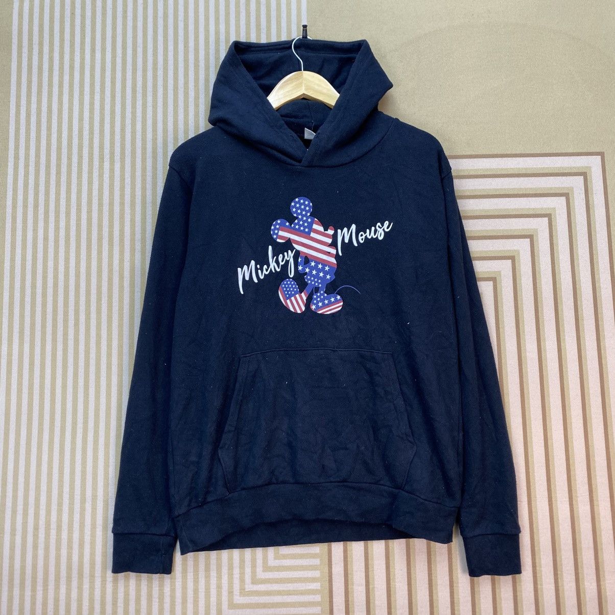 Mickey Mouse 🫶 Disney Mickey Mouse Patriotic Hoodie Sweatshirt American Size US M / EU 48-50 / 2 - 1 Thumbnail